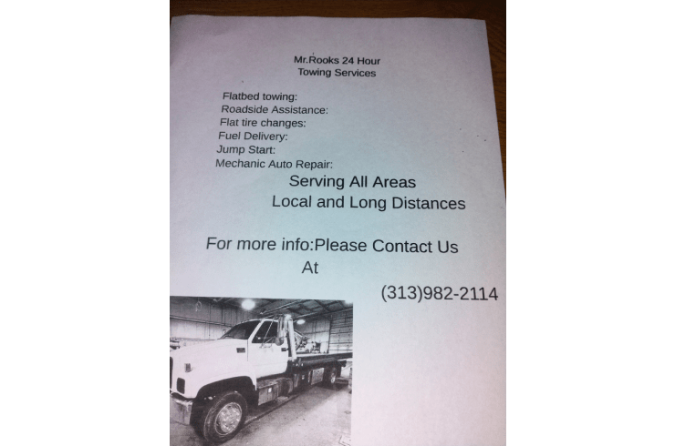 Mr. Rooks Towing Service